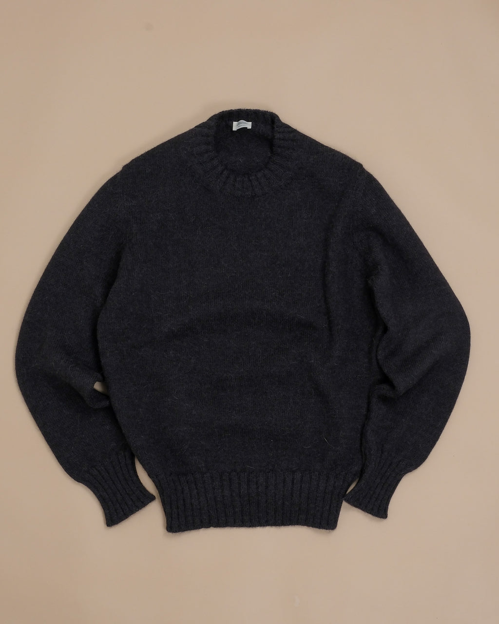 Nero Nonpareil Cortina Crewneck by Rubato.