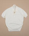 Rubato Nonpareil Collo Americano short-sleeve polo in cream