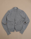 Stone Lambswool Standard Cardigan by Rubato
