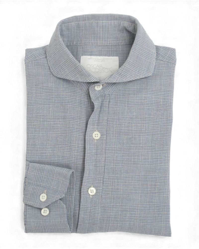 Grey Glen Check Shirt
