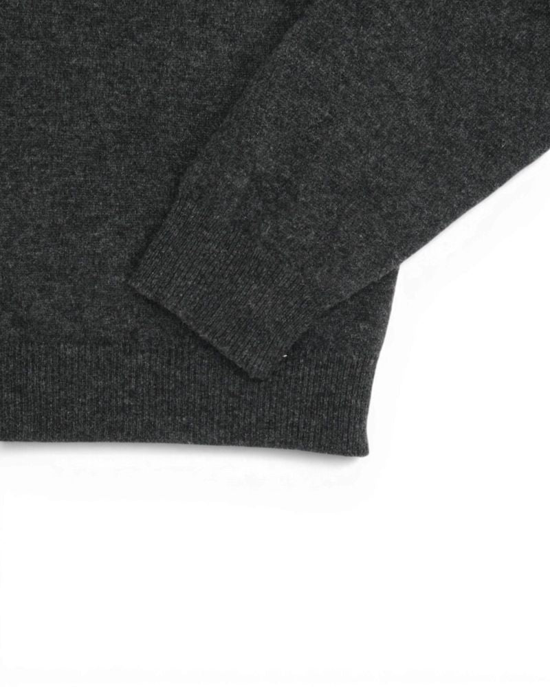 Charcoal Wool & Cashmere Rollneck