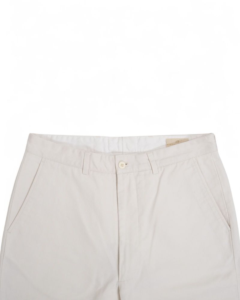Off-White High-Rise Cotton Twill Trousers