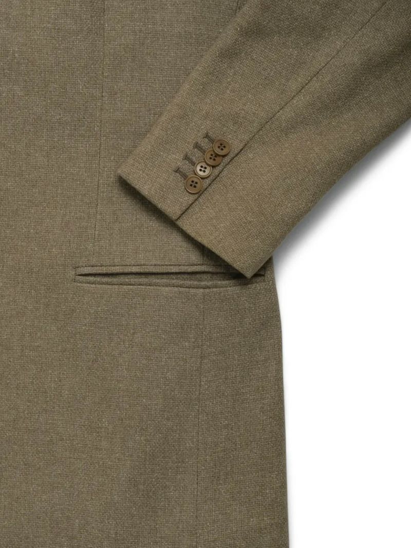 Beige Virgin Wool Sports Jacket