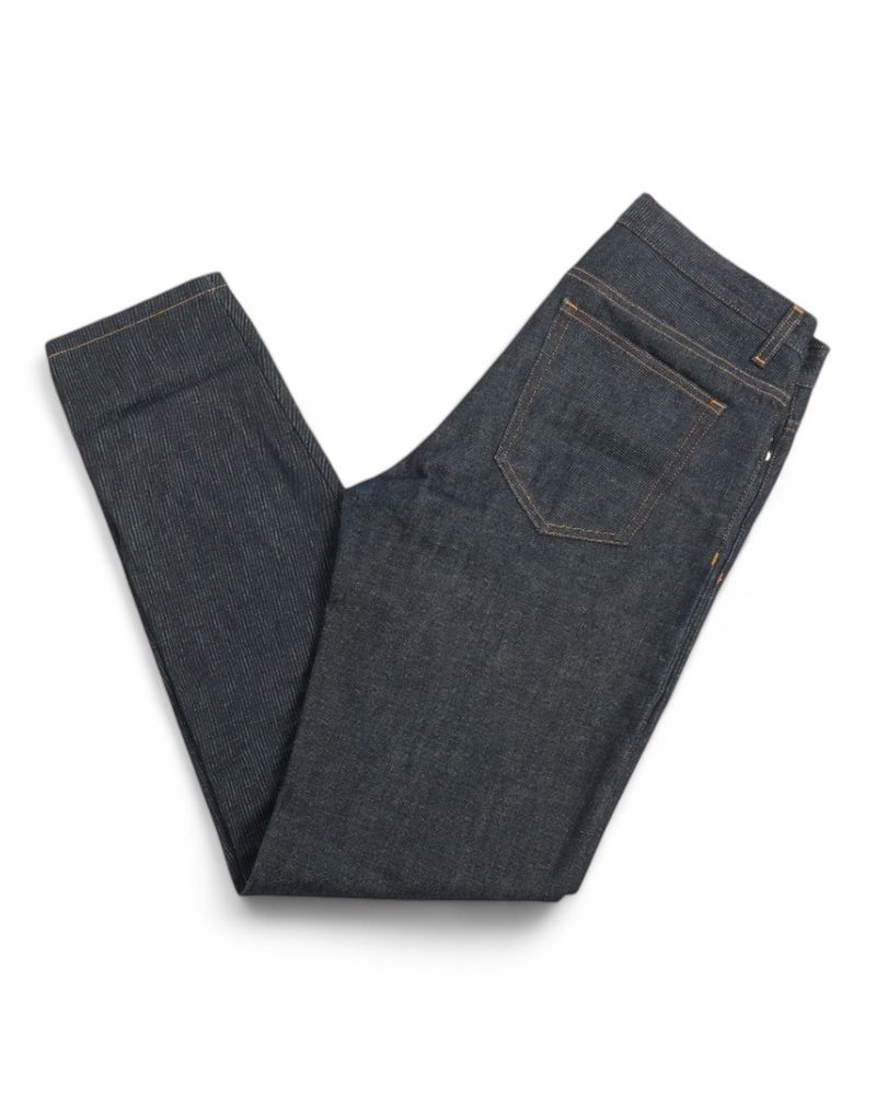 Blue 5-Pocket Raw Denim