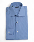 Blue Striped Poplin Shirt