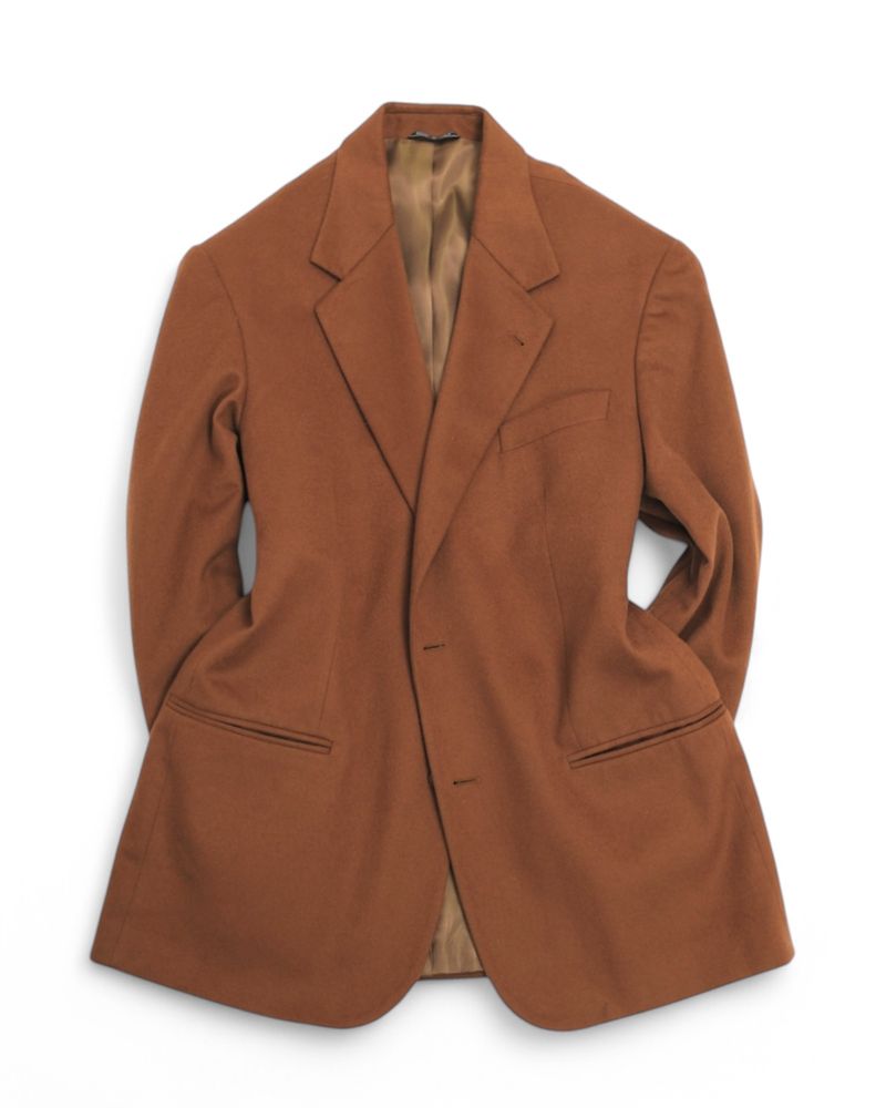Camel Cashmere/Wool Blend Sports Jacket