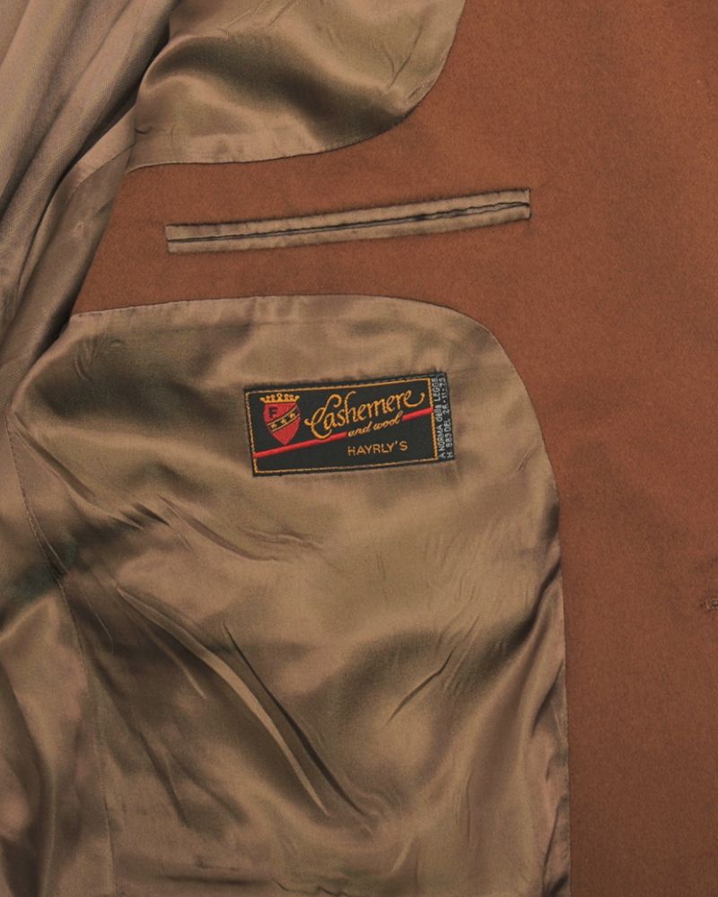 Camel Cashmere/Wool Blend Sports Jacket