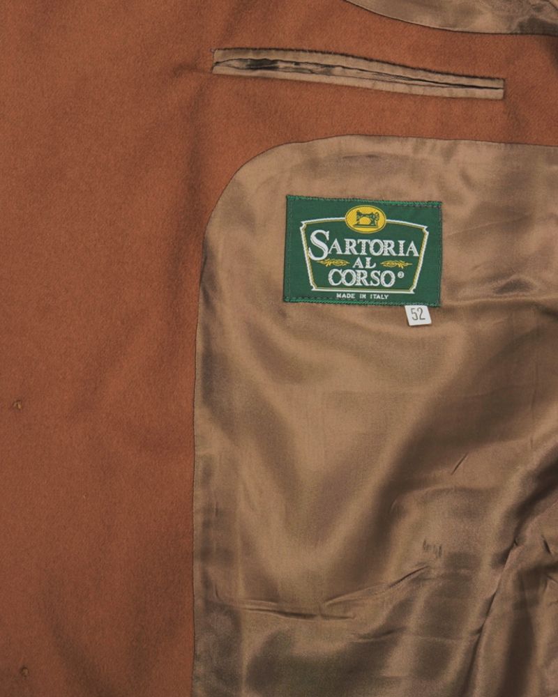 Camel Cashmere/Wool Blend Sports Jacket