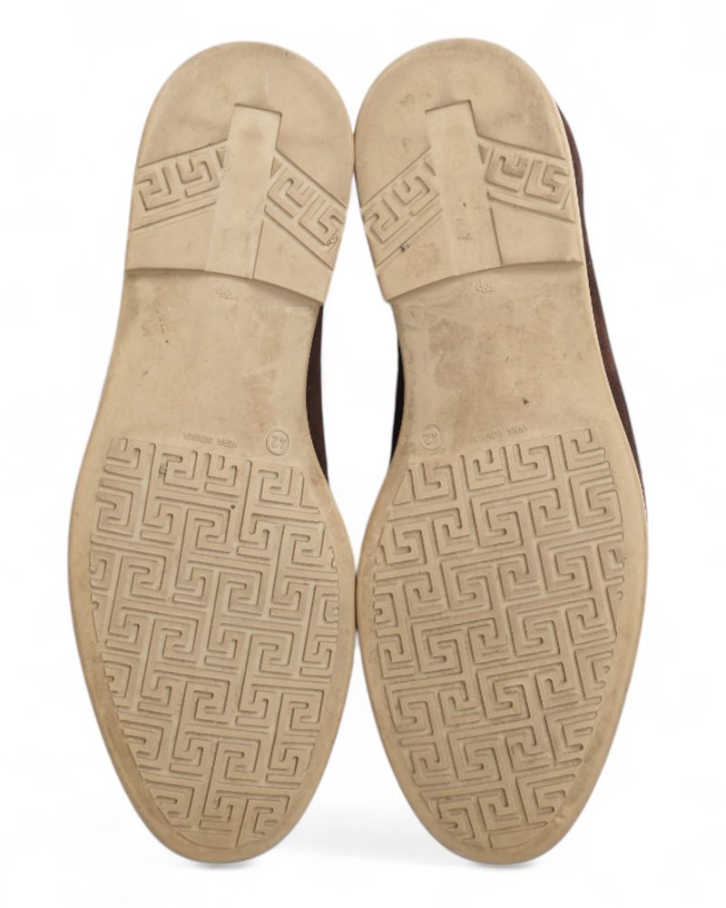 Chocolate Suede Loafers