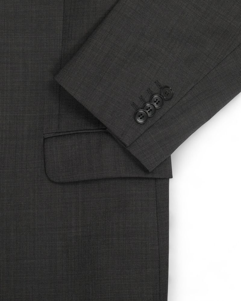 Dark Grey Birdseye Reda Wool Suit