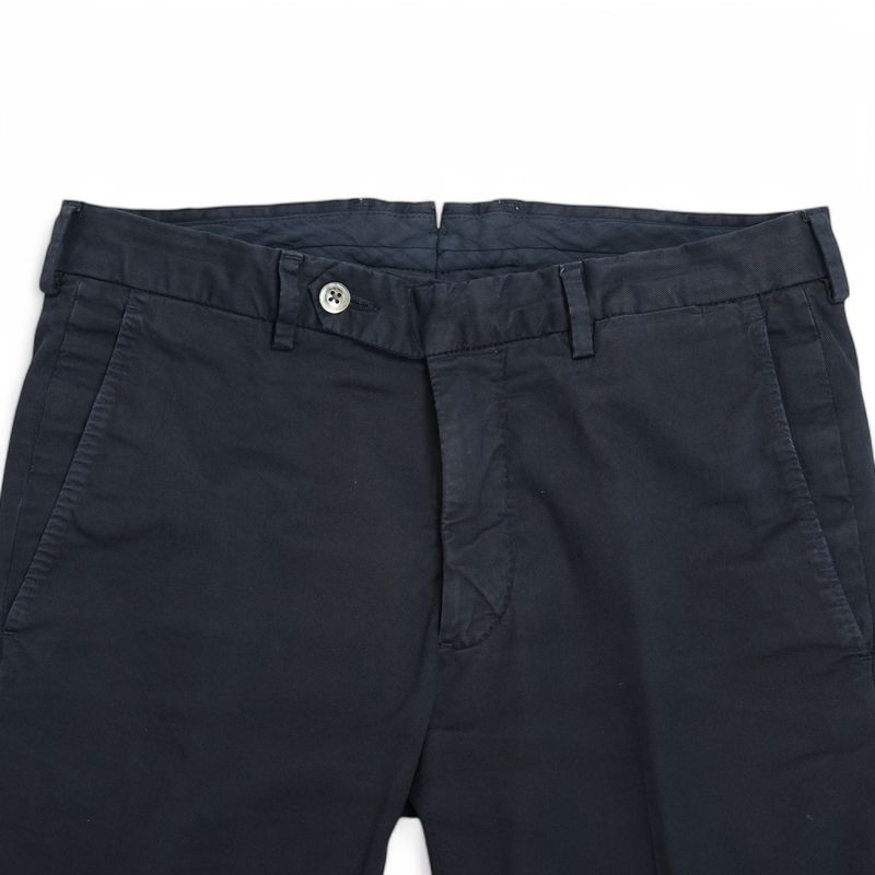 Navy Unconstructed Cotton Suit
