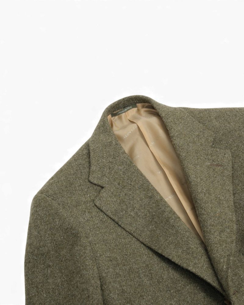 Dark Green Harris Tweed Sports Jacket