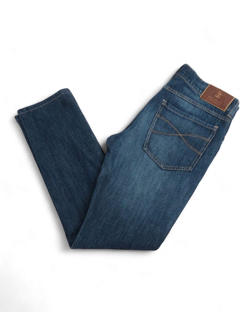 Mid Blue 5-Pocket Denim