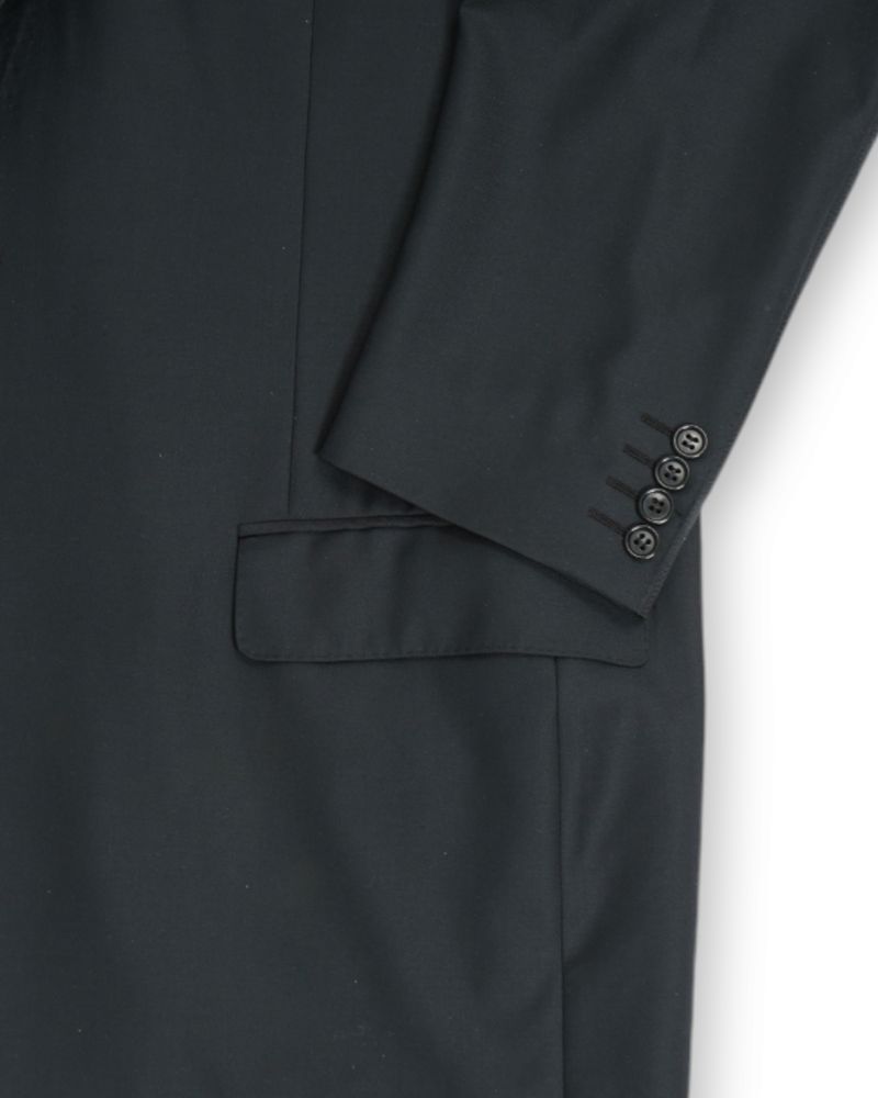 Dark Charcoal Single Breasted Suit Jacket