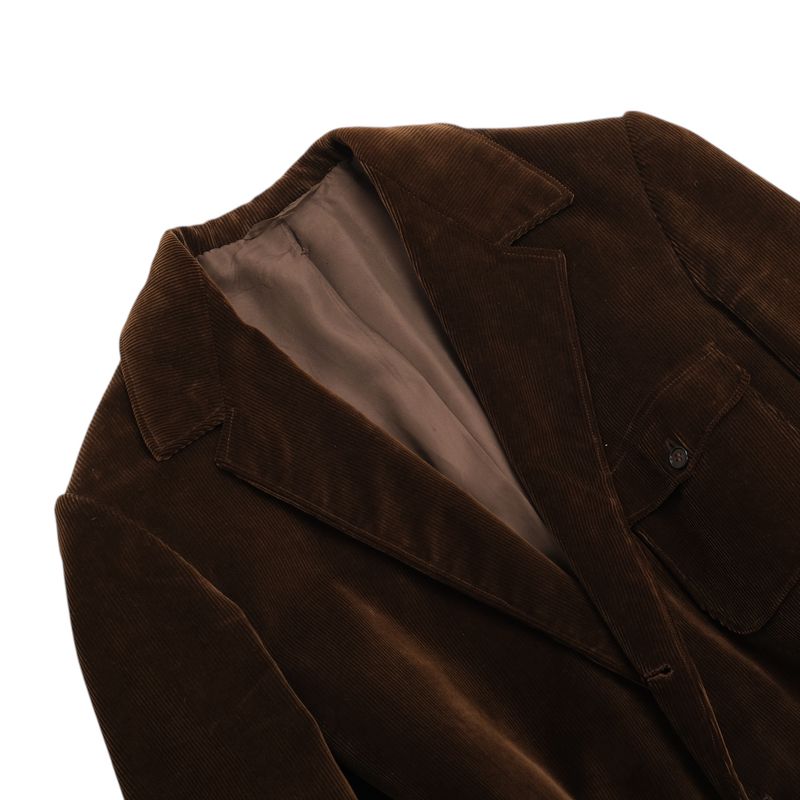 Dark Brown Corduroy Sports Jacket