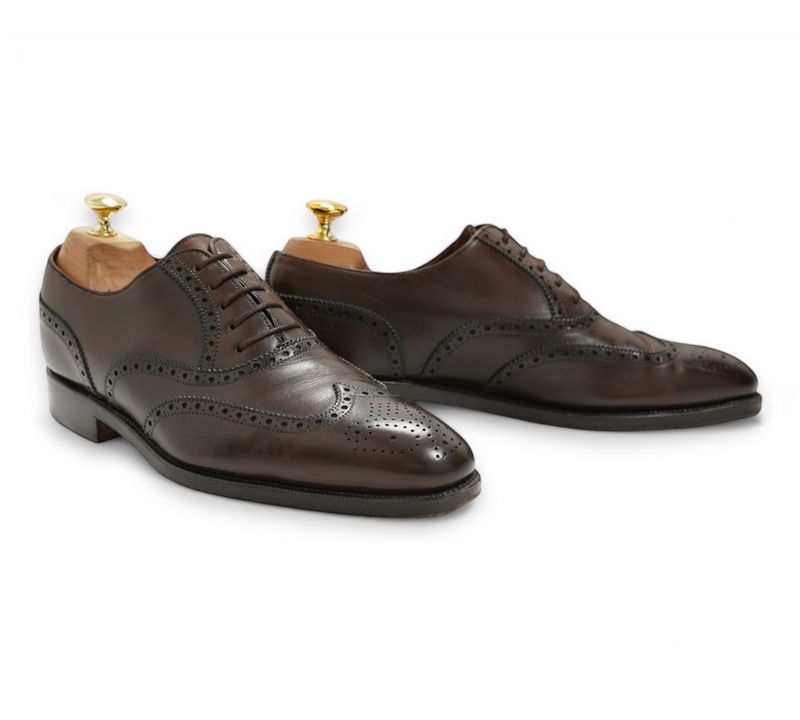 Dark Brown Wingtip Brogue Oxfords