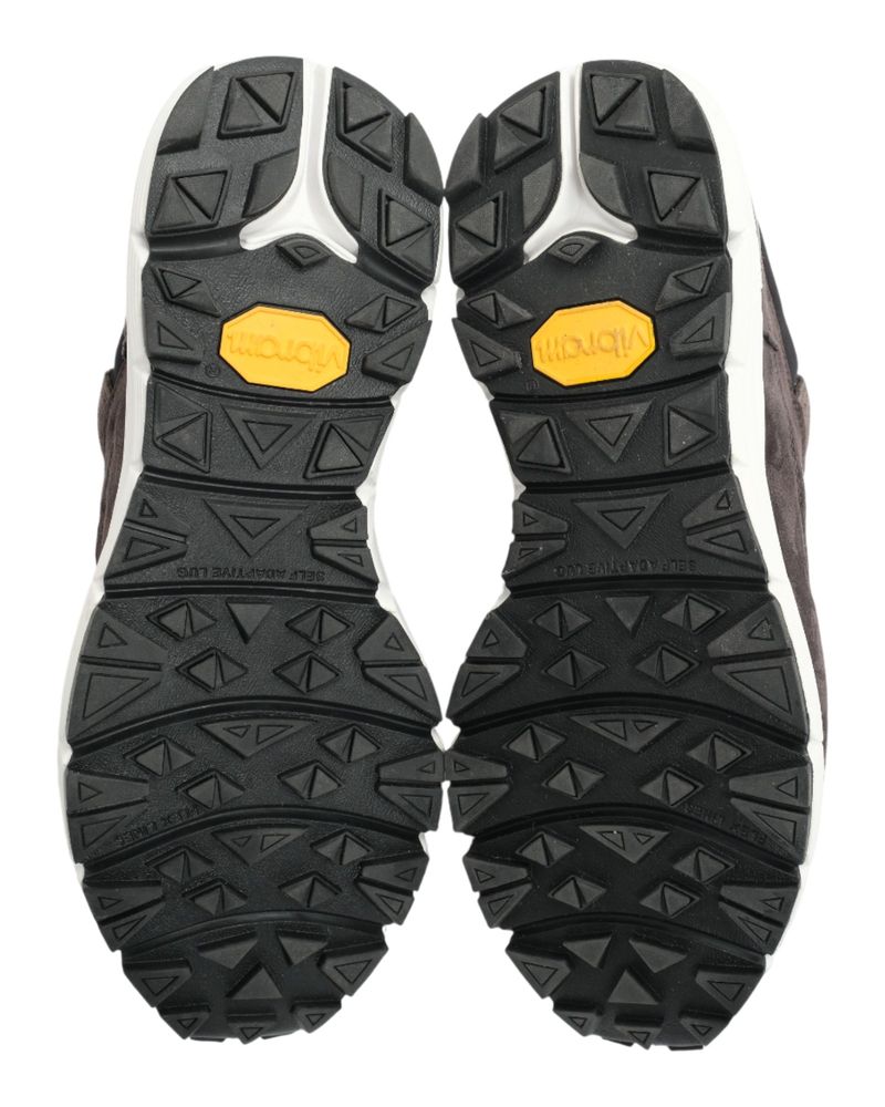 Faded Black Suede Way Running Sneakers