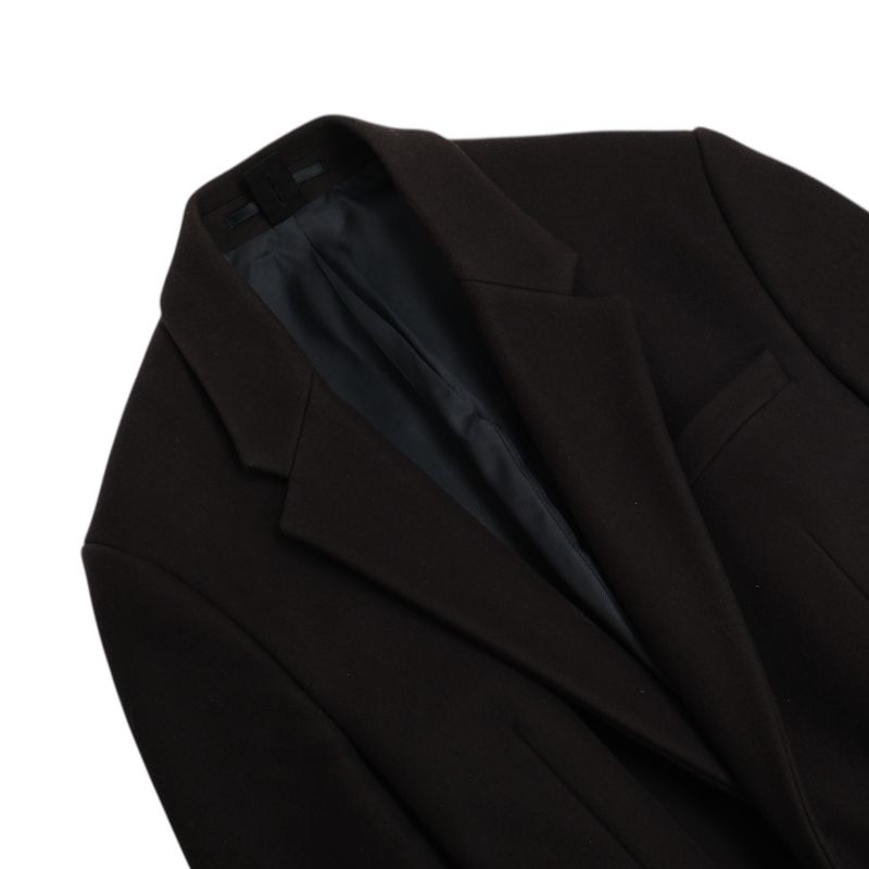 Midnight Blue Wool Overcoat