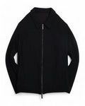 Navy Wool Overshirt