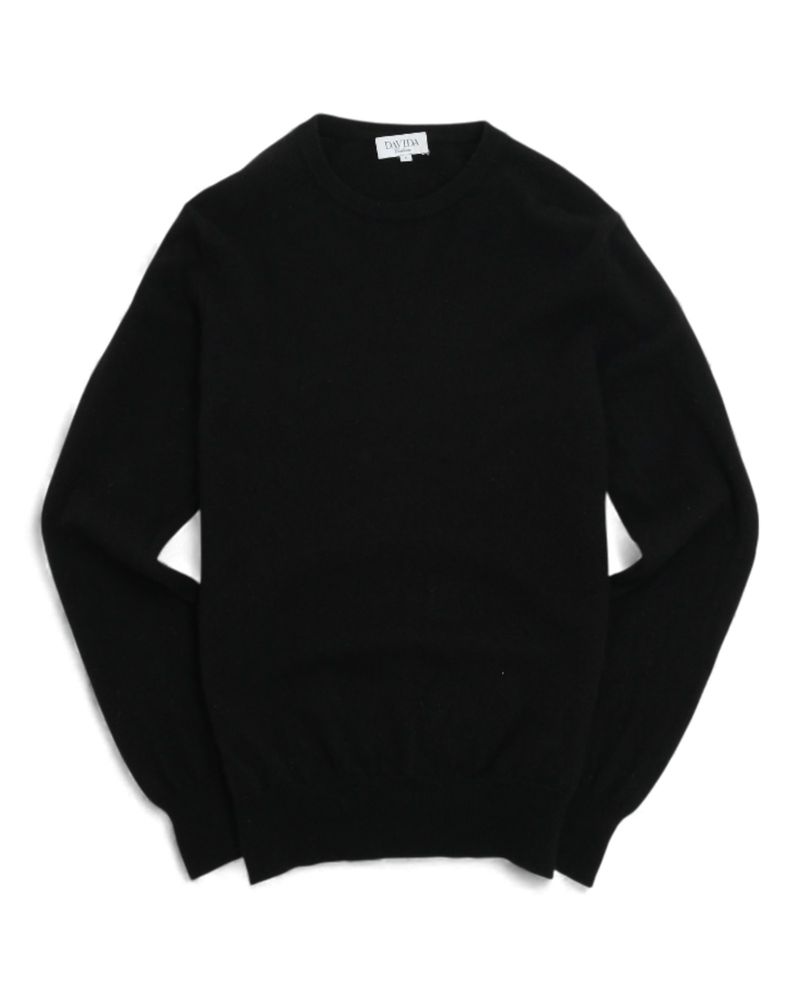 Black Cashmere Crewneck