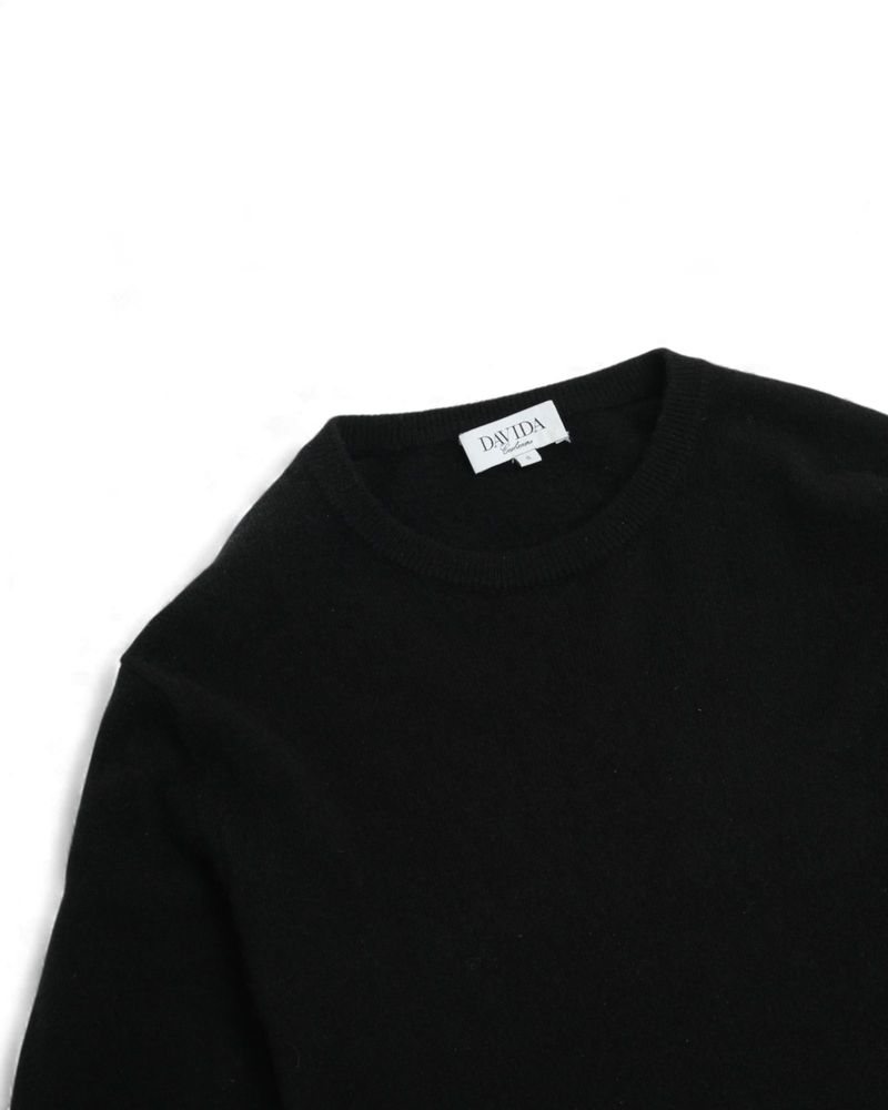 Black Cashmere Crewneck