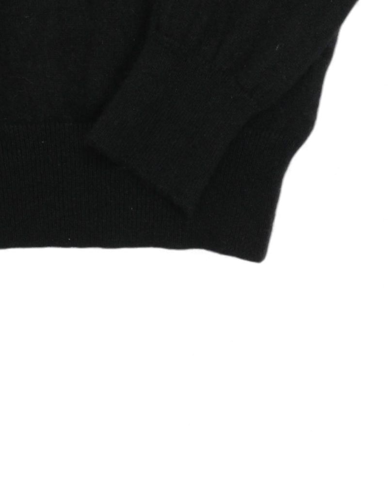 Black Cashmere Crewneck