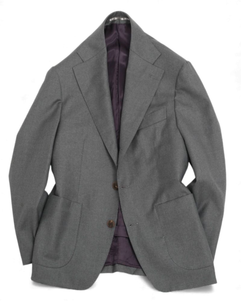 Dark Grey Wool Sports Jacket