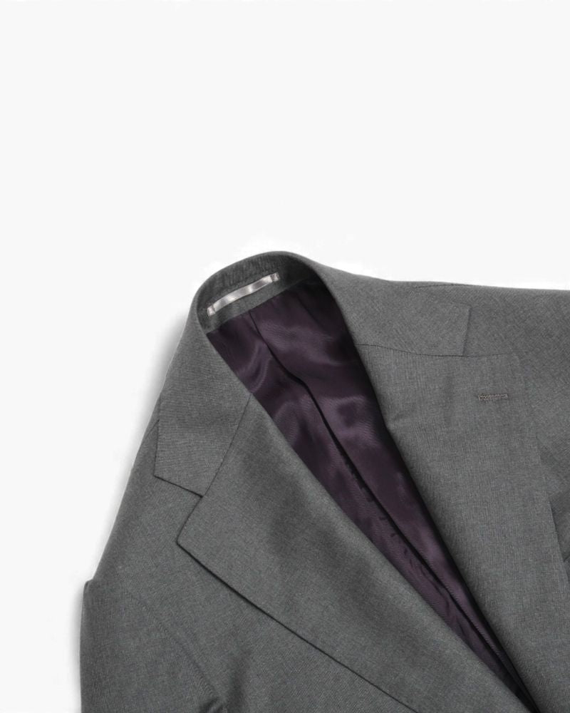 Dark Grey Wool Sports Jacket
