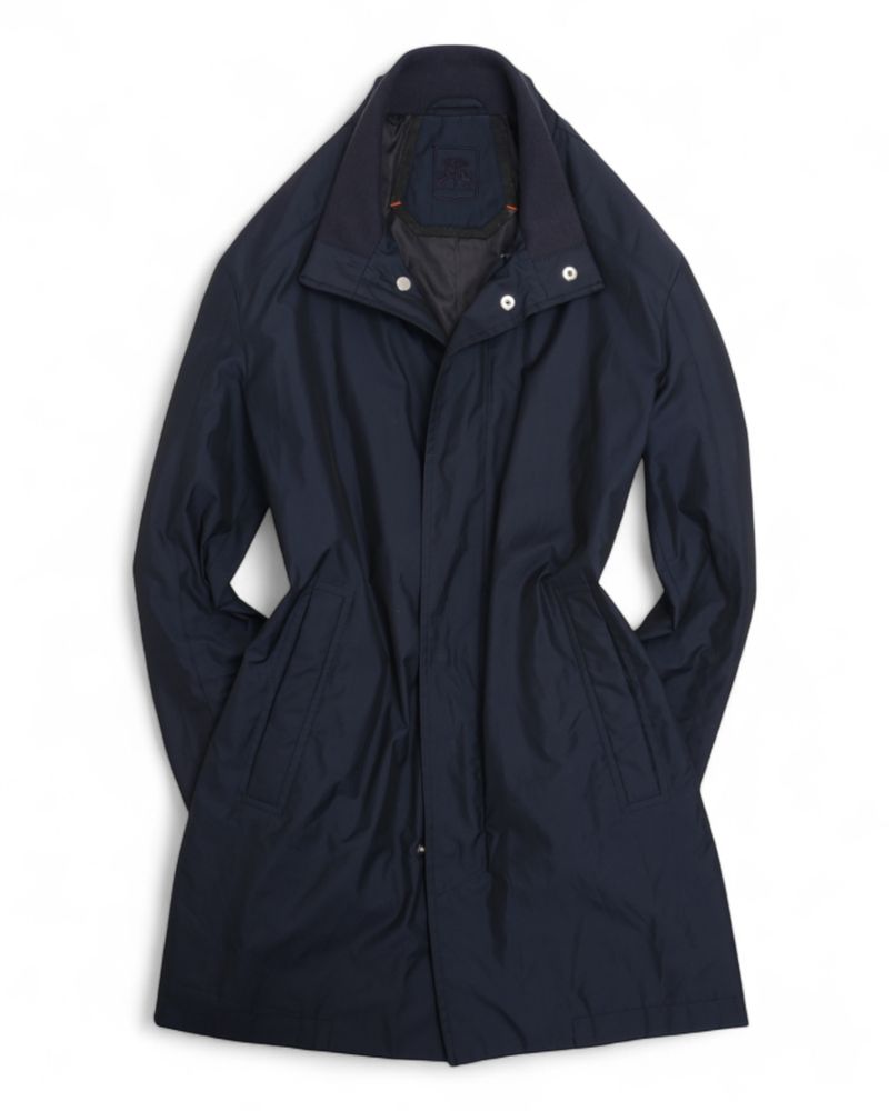 Navy Technical Car Coat