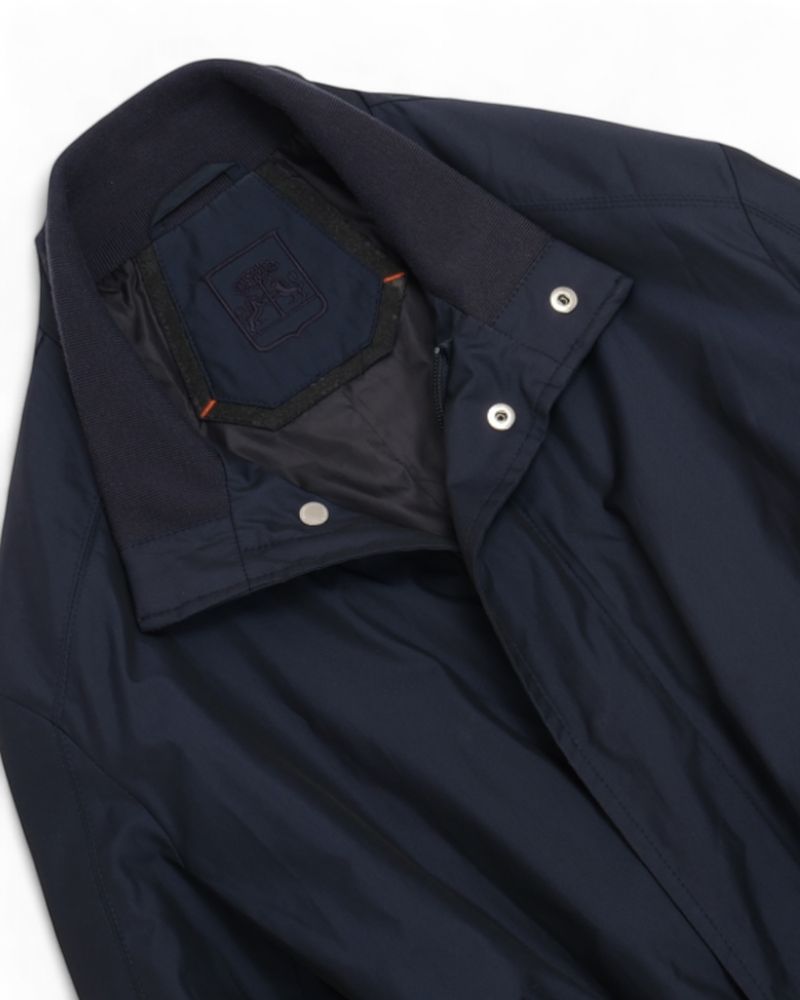 Navy Technical Car Coat