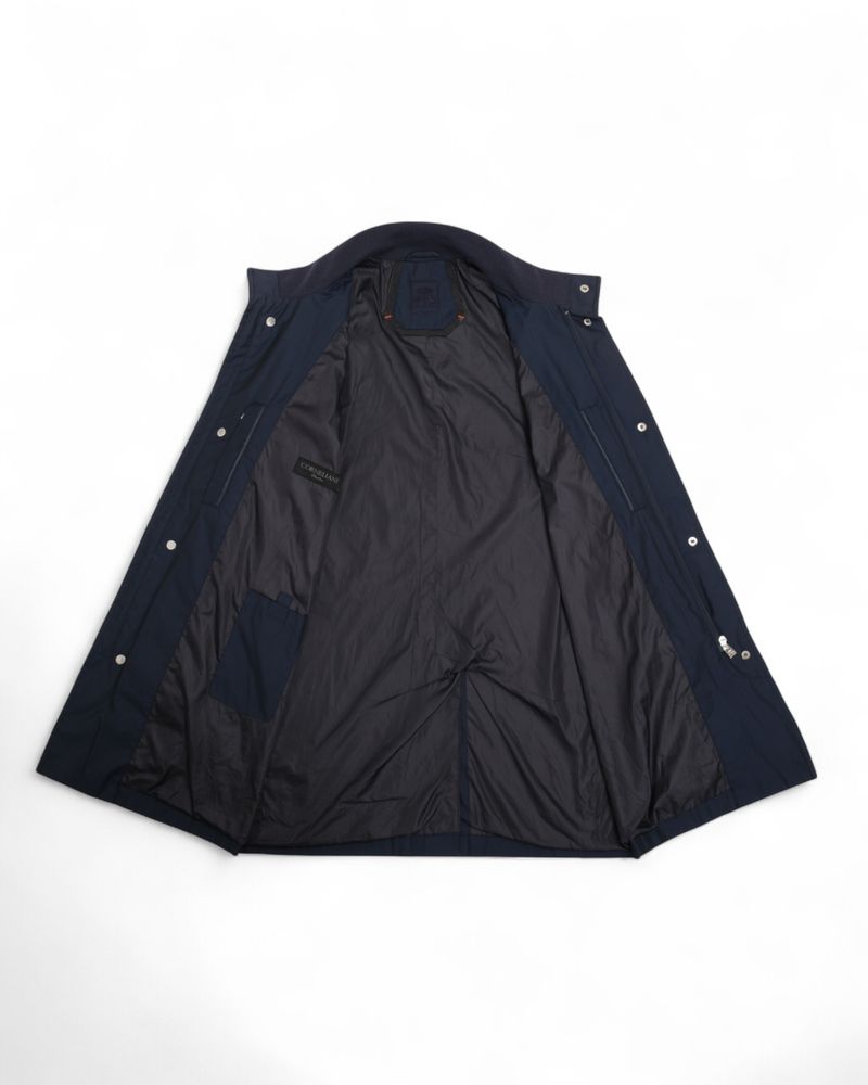 Navy Technical Car Coat