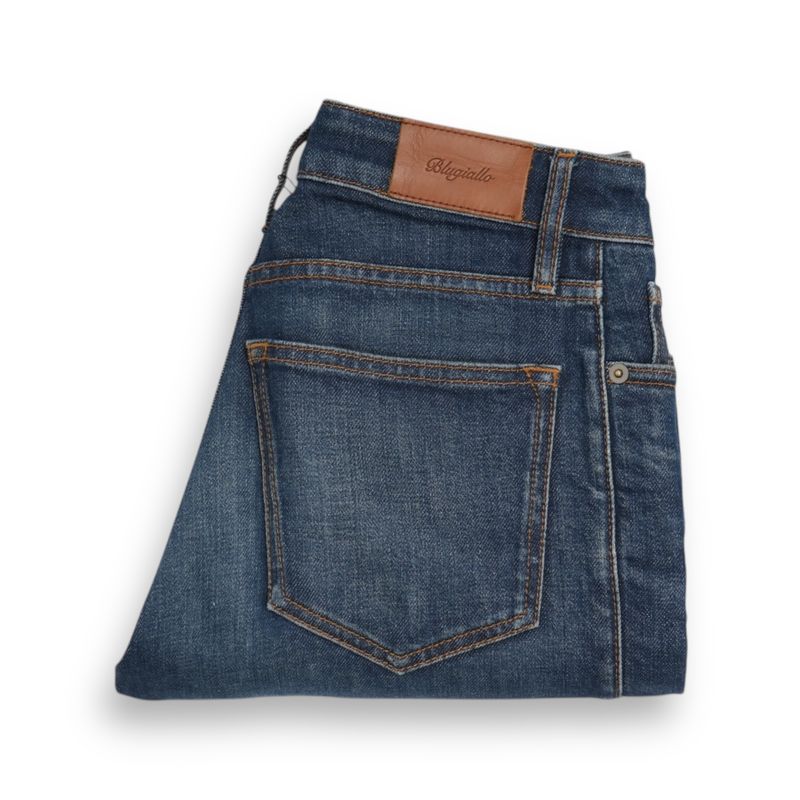 Mid Wash Candiani Denim Jeans