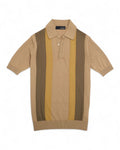 Beige Knitted Polo