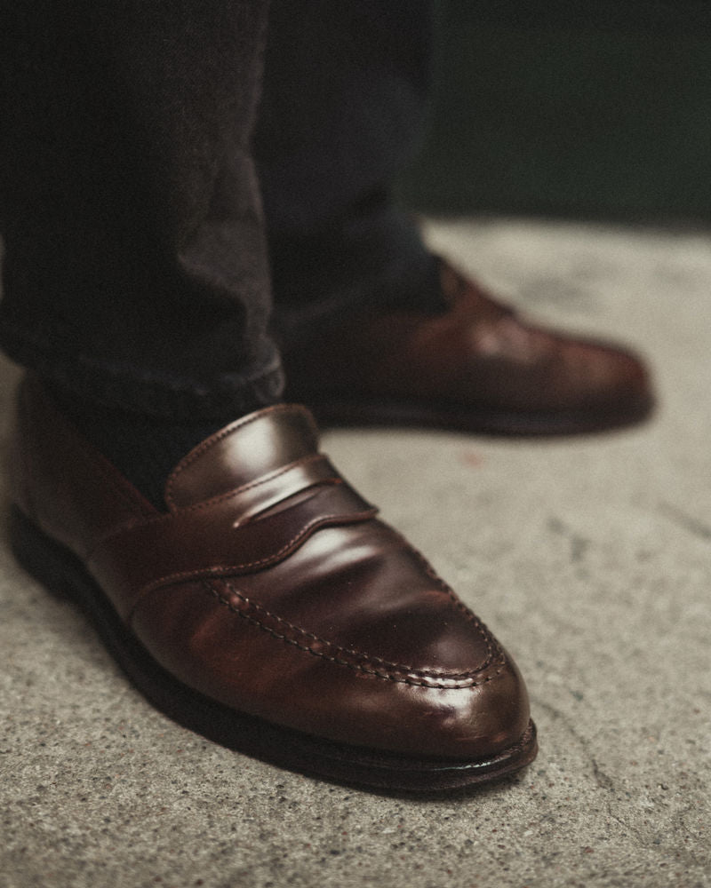 Yale Full Strap Cordovan Penny Loafer