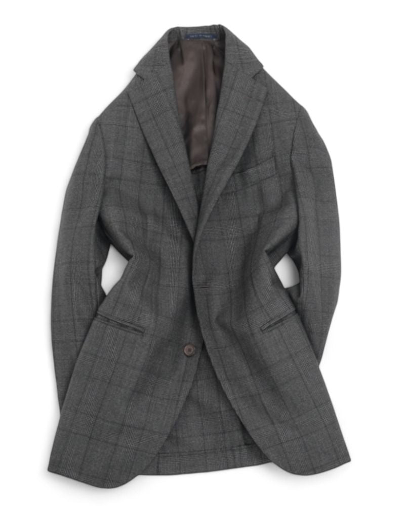 Grey Glen Check Wool Suit