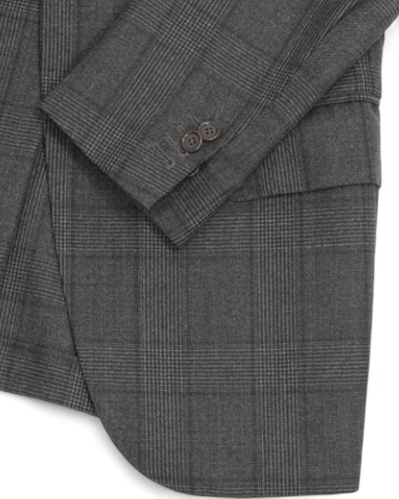 Grey Glen Check Wool Suit