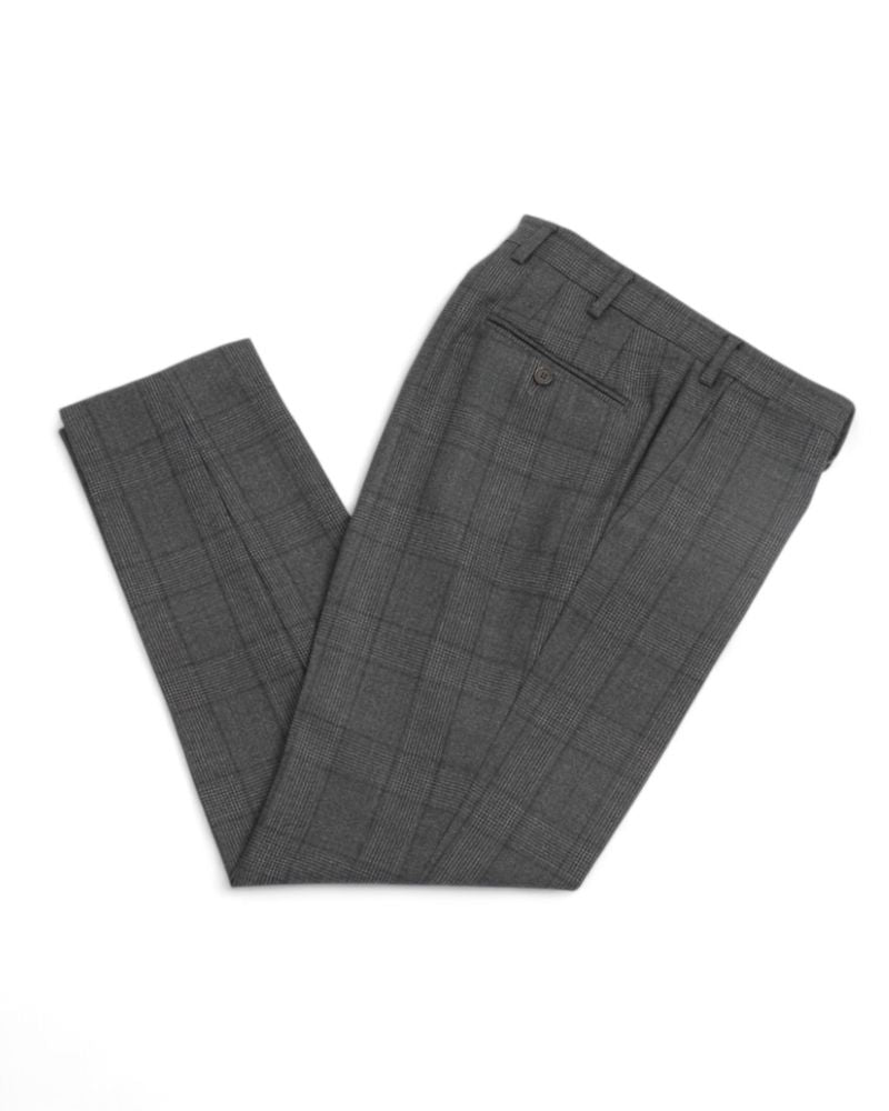 Grey Glen Check Wool Suit