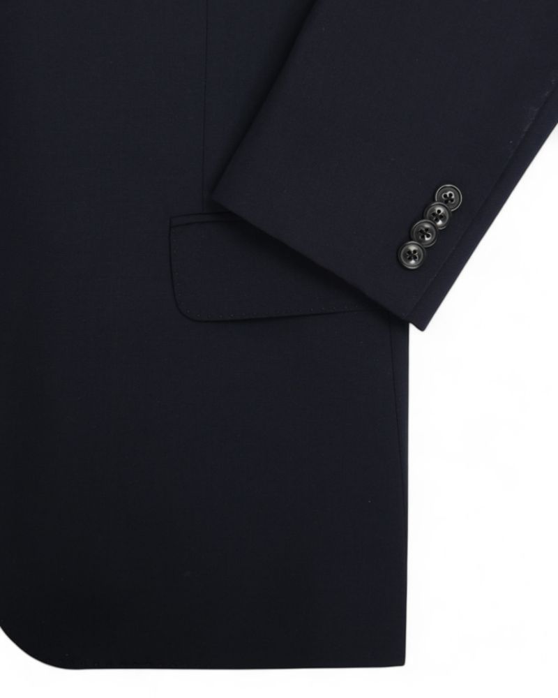 Navy Plain VBC Wool Suit
