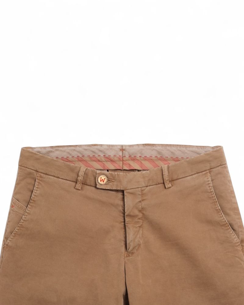 Khaki Cotton Chinos