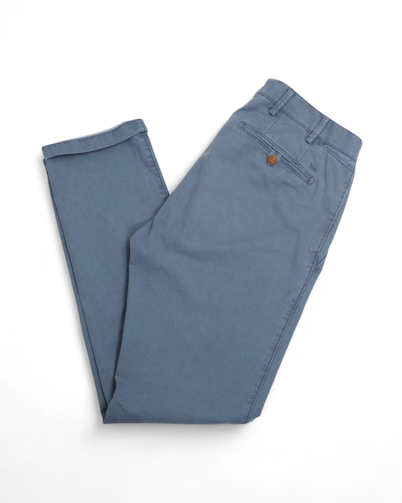 Light Blue Cotton Chino