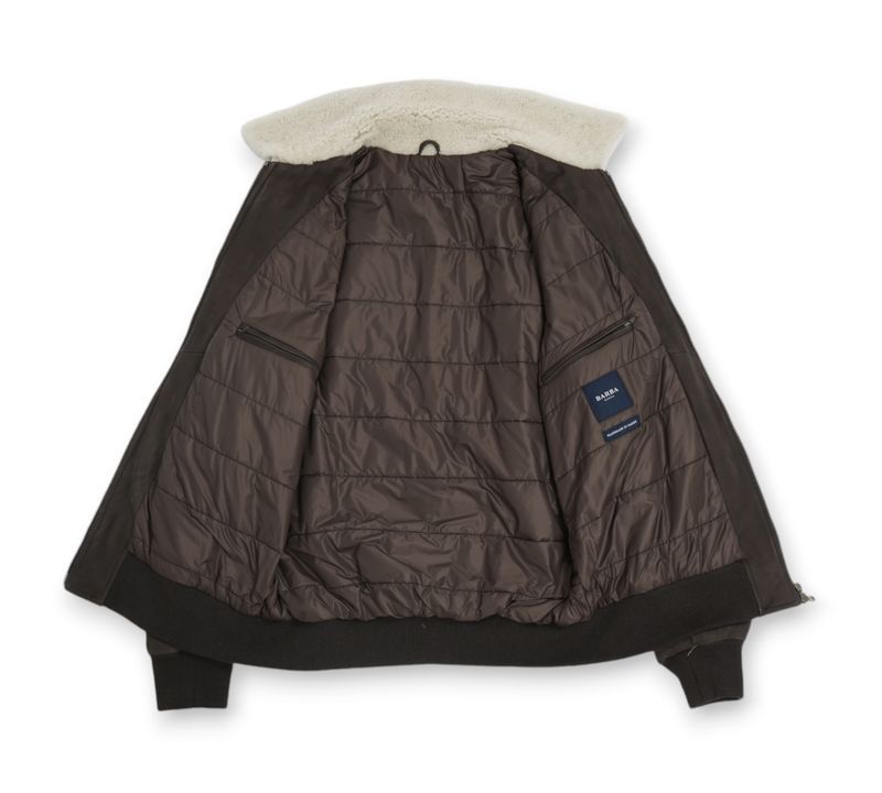 Brown Nappa Shearling Jacket