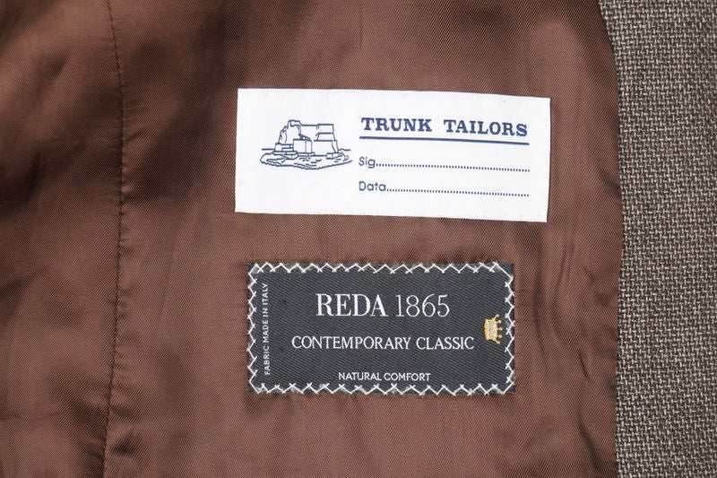 Taupe Hopsack Sports Jacket