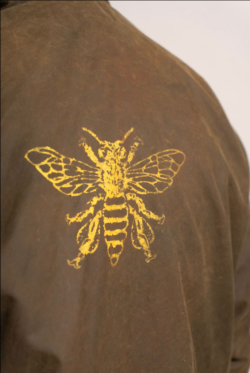 Olive Vintage Waxed Cotton Jacket, Made in England