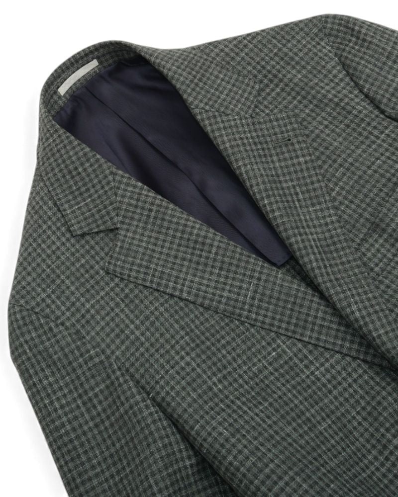 Green Gunclub Wool/Silk/Linen Sports Jacket