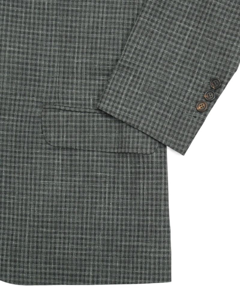 Green Gunclub Wool/Silk/Linen Sports Jacket