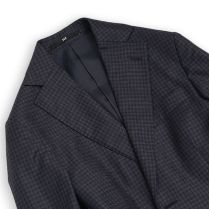 Navy Gunclub Super 130's Virgin Wool Sports Jacket