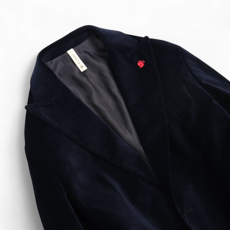 Navy Velvet Jacket