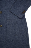 Suitsupply - Inc Blue Wool/Silk/Mohair/Cashmere DB. Coat 50