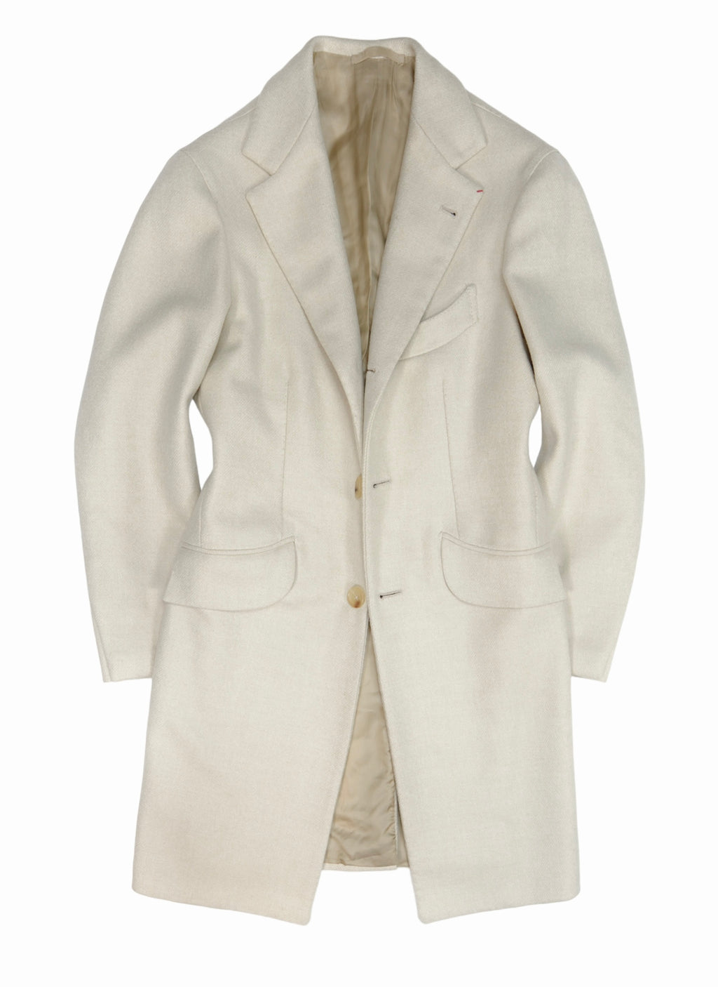 Sartoria Dalcuore overcoat men made in Napoli Italy